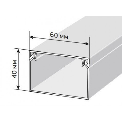 Короб 60х40 ЭЛЕКОР (CKK10-060-040-1-K01-018)