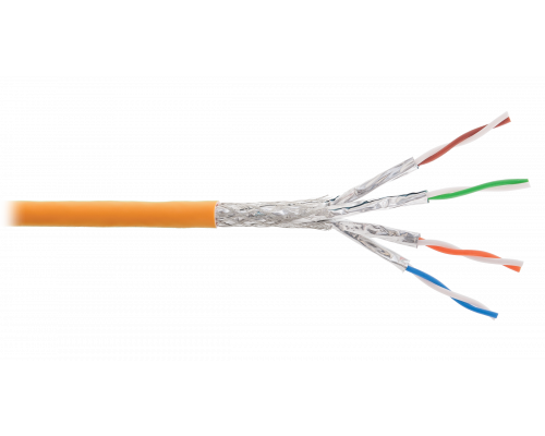 S/FTP 4pair, Cat6а, Solid, In, LSZH (9350C-OR)