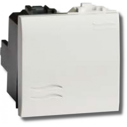 Выключатель Brava 2 модуля белый (76002B)