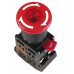 Кнопка ANE22 "Грибок" с фиксацией красный D=22мм (BBG40-ANE-K04)