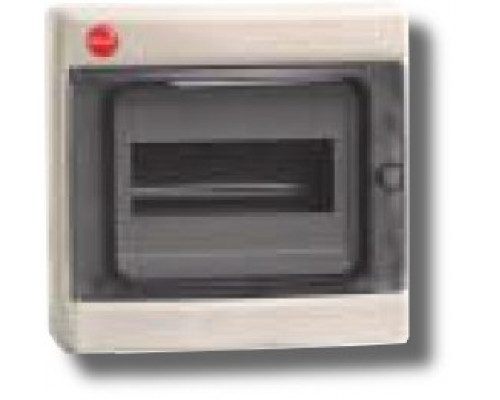 Щиток настенный с дверцей 8 модуля IP65 серый (85608)