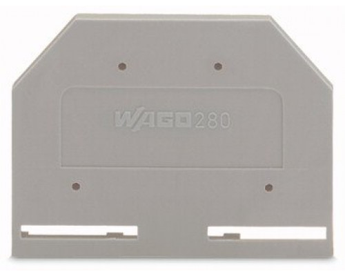 WAGO 280-301 торцевая пластина серая