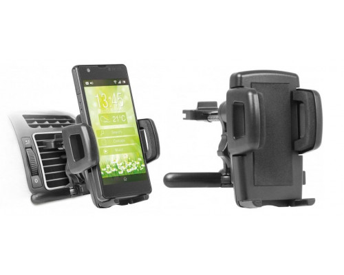 Автомобильный держатель Defender для планшета, смартфона, ПК, навигатора /на решетку /зажимы 50 - 105 мм / до 7" / 360°.