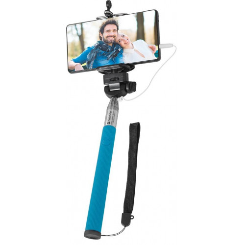 Штатив для селфи Selfie Master SM-02 голубой, проводной, 20-98 см DEFENDER
