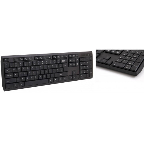 Клавиатура проводная Defender OfficeMate SM-820 / слим / 12 доп. функций / мембранная / черный, USB.