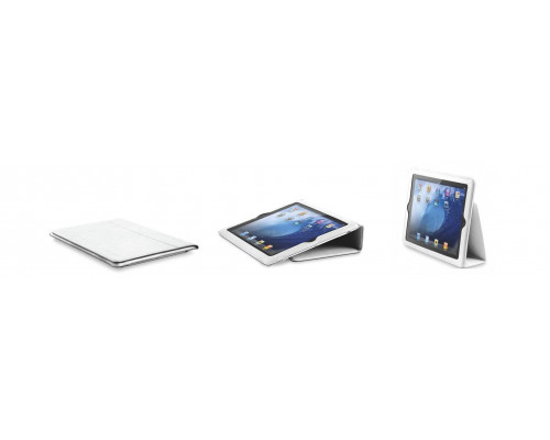 Чехол-книжка для Apple iPad 2, Slim Wrap, искусственная замша, белый, (240 х 190 х 10 мм), Forward