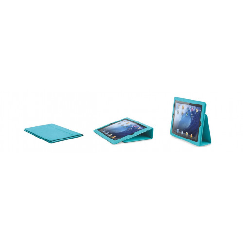Чехол-книжка для Apple iPad 2, Slim Wrap, искусственная замша, голубой, (240 х 190 х 10 мм), Forward