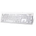 Клавиатура SlimStar 130, Белая (White), USB, RU