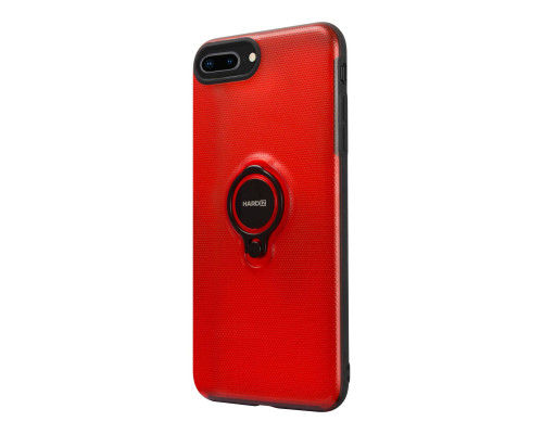 HARDIZ Crystal Case for iPhone 8+, Red