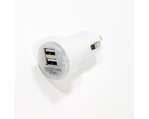 Автомобильное зарядное устройство  для iPhone/iPod/iPad  VCOM (CA851A) 2xUSB 1/2.1A