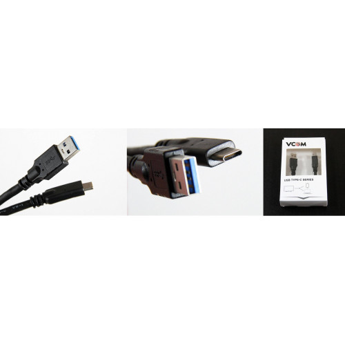 Кабель-адаптер USB 3.1 type_Cm --> USB 3.0 Am, 1метр  VCOM