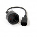 Кабель-переходник UPS->розетка VCOM (IE-320 C14 to Socket Type-F) 3Gx0,75mm VDE