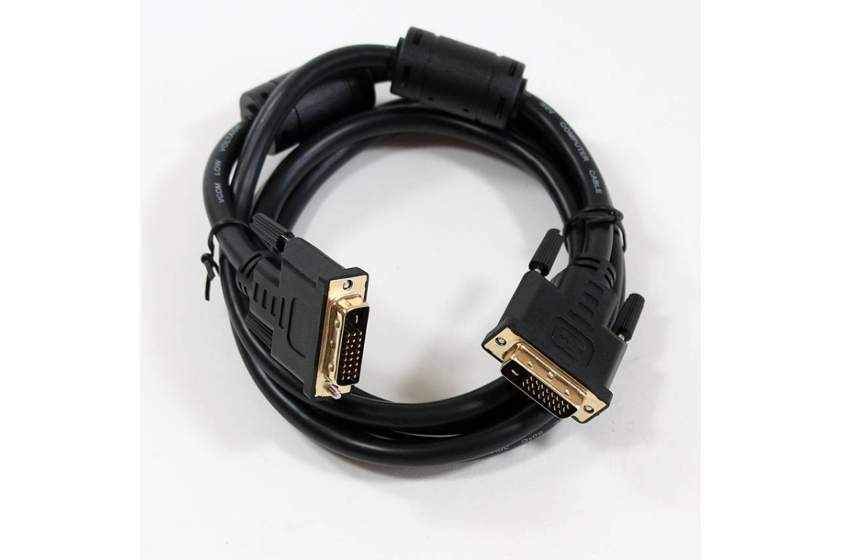 Кабель dvi - dvi dual link (25m-25m), 1. 8m>. 8m) 1. 8m. Кабель vcom dvi - dvi (vdv6300-5m) 5 м.