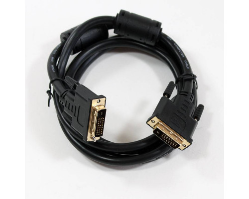 Кабель VCOM DVI-DVI Dual Link (25M-25M), 1.8m, 2 фильтра