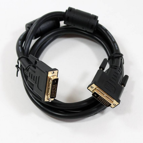 Кабель VCOM DVI-DVI Dual Link (25M-25M), 1.8m, 2 фильтра
