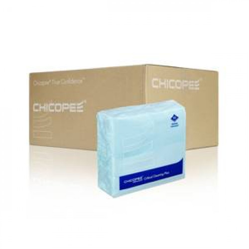 Салфетки для очистки оптики и зеркал, безворсовые Veraclean Critical Cleaning Wiper голубые (Katun/Chicopee) коробка/300шт (6*50шт)