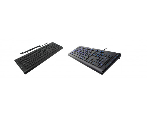 A4TECH Клавиатура проводная ММ KD-600, USB B(Черный) 104+10кн, мультимедиа.