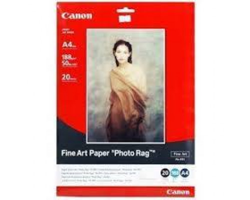 Фотобумага CANON   для художественной печати ,188г/м2, A4 (21X29,7), 20 л.