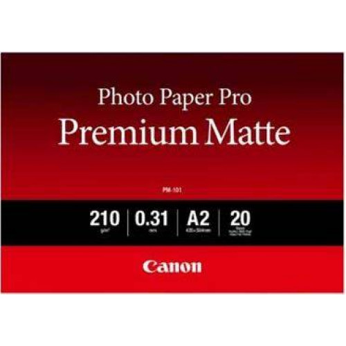 Фотобумага матовая Canon Photo Paper Pro Matte PM-101, A2, 210 г/кв.м2, 20 л