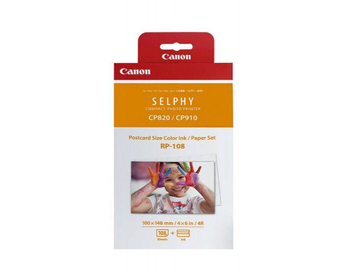 Набор Canon RP-108 Ink/Paper set для SELPHY CP1300/1200/910/820