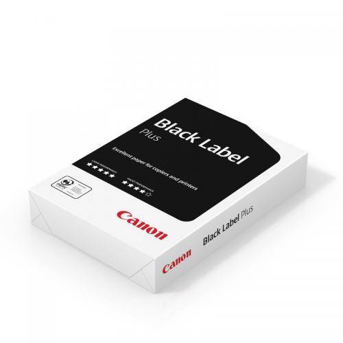 Офисная бумага Canon Black Label Plus А4 80гр/м2, 500л.  класс "В", кратно 5 шт.
