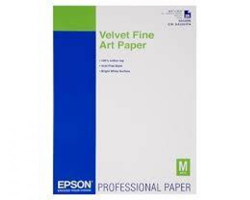 Бумага EPSON Velvet Fine Art paper A2/260г/м/25л.
