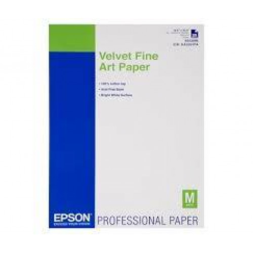 Бумага EPSON Velvet Fine Art paper A2/260г/м/25л.