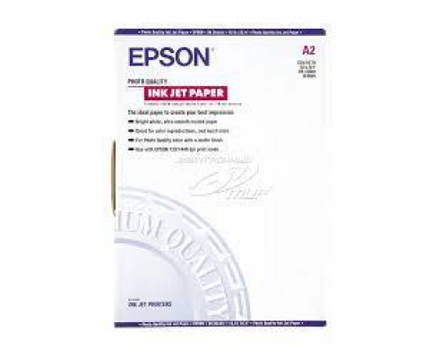 Фотобумага EPSON Матовая высокого качества, 105 г/м2, A2 (29,7X42)/30л.