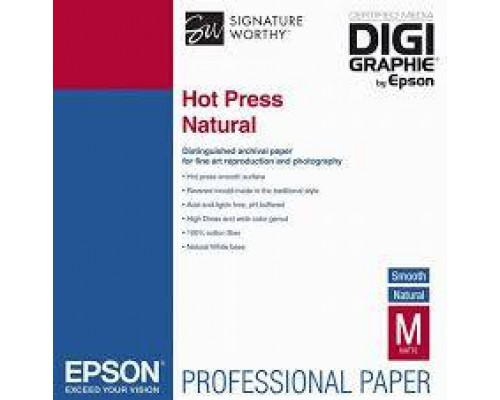 Бумага EPSON Fine Art Paper Hot Press Natural 44" х 15м (300 г/м2)