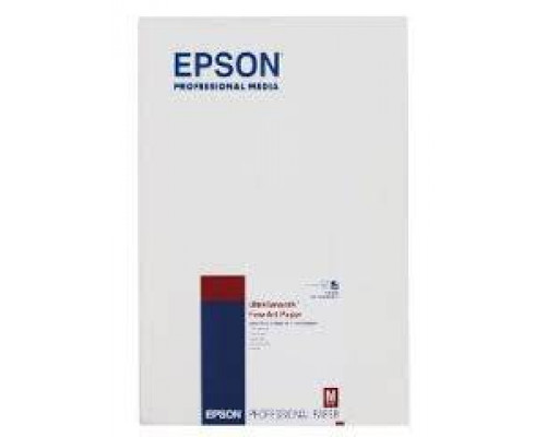 Бумага Epson матовая UltraSmooth Fine Art Paper A3+ (25 листов) (325 г/м2)