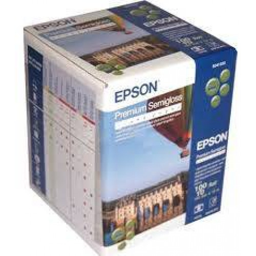 Бумага Epson Premium Semiglossy Photo Paper 100*8m, 251г/м2
