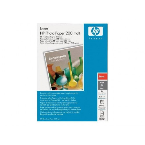 Фотобумага HP Матовая для лазерной печати, 200г/м2, A4 (21X29,7)/100л.