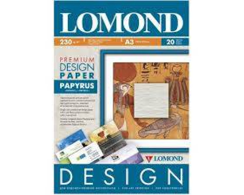 Дизайнерская бумага LOMOND Матовая "Папирус", A3/230/20л
