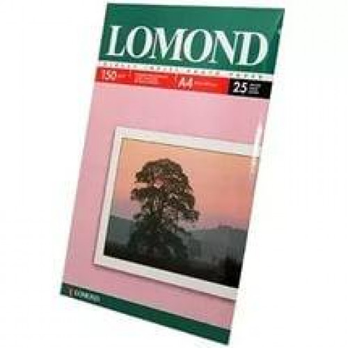 Фотобумага LOMOND Односторонняя Глянцевая, 150г/м2, A4 (21X29,7см) 25л. для струйной печати