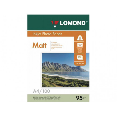 Фотобумага LOMOND Односторонняя Матовая, 95г/м2, A3/100л.