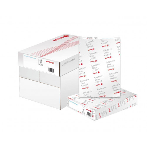 Бумага XEROX Colotech Plus Gloss Coated, 140г, SR A3 (450X320мм), 400 л. Грузить кратно 3 шт.