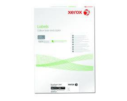 Наклейки белые глянцевые Premium Never Tear XEROX A3, 50 листов (синтетические)
