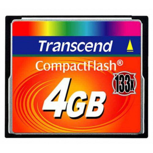 Флеш карта CF 4GB Transcend, 133X