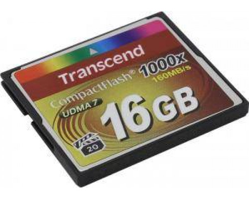 Флеш карта CF 16GB Transcend, 1000X
