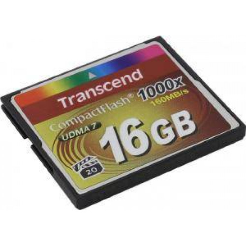 Флеш карта CF 16GB Transcend, 1000X