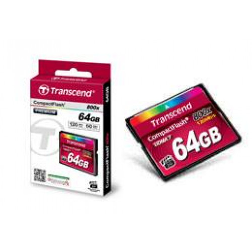 Флеш карта CF 64GB Transcend, 800X