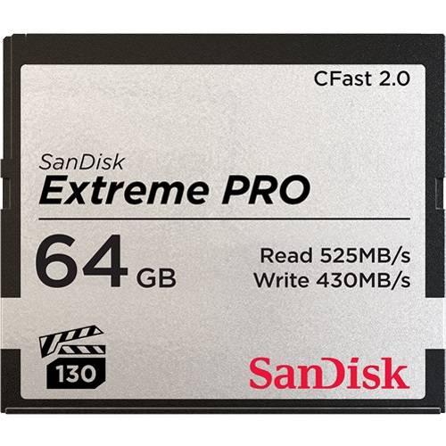 Флеш карта CFAST2.0 64GB SanDisk Extreme Pro 525Mb/s