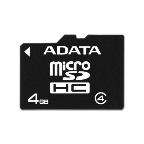 Флеш карта microSD 4GB A-DATA microSDHC Class 4