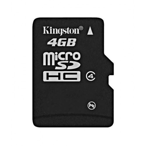 Флеш карта microSD 4GB Kingston microSDHC Class 4