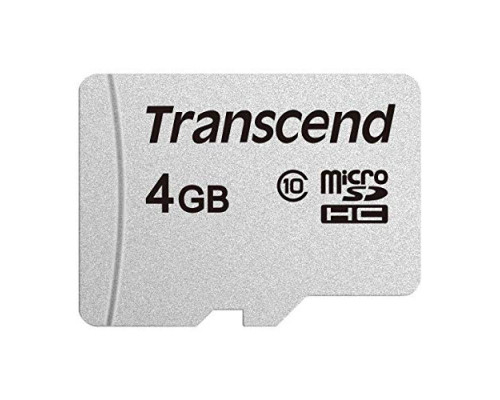 Флеш карта microSD 4GB Transcend microSDHC Class 10, (без адаптера), TLC