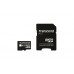 Флеш карта microSD 4GB Transcend microSDHC Class 4 (SD адаптер)