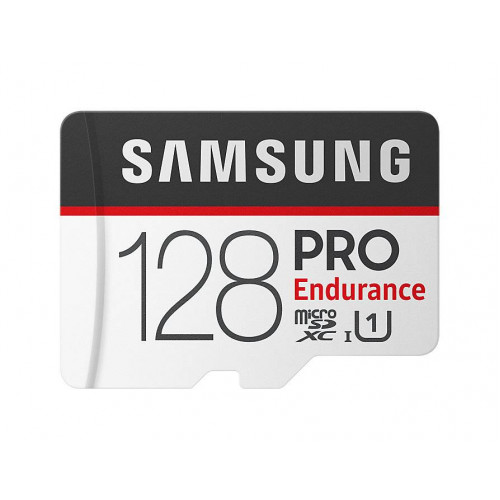 Флеш карта microSD 128GB SAMSUNG PRO Endurancе microSDXC Class 10, UHS-I U1 (SD адаптер) 30MB/s,100MB/s
