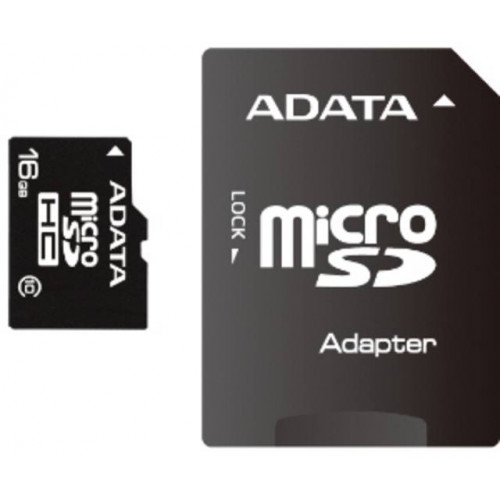 Флеш карта microSD 16GB A-DATA microSDHC Class 10 (SD адаптер)