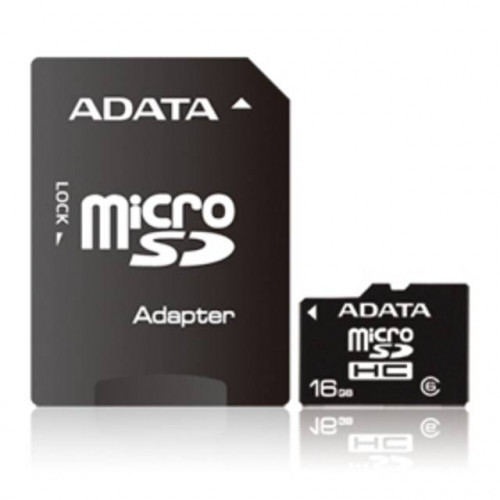 Флеш карта microSD 16GB A-DATA microSDHC Class 6 (SD адаптер)