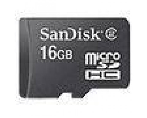 Флеш карта microSD 16GB SanDisk microSDHC Class 4